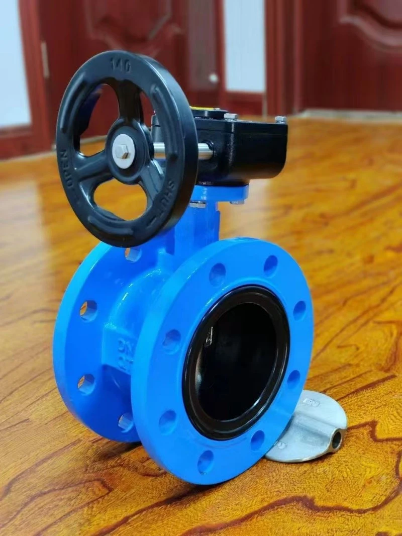 Lever Flange Concentric Butterfly Valve