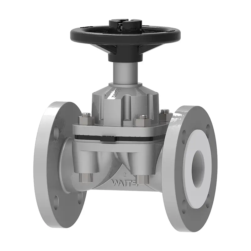 PTFE төселген диафрагма клапаны
